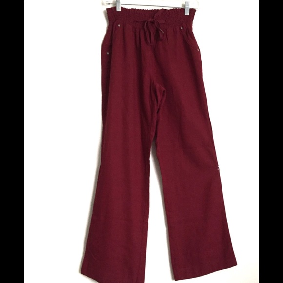 Ci Sono Pants - Ci Sono Pants Size S Dark Red